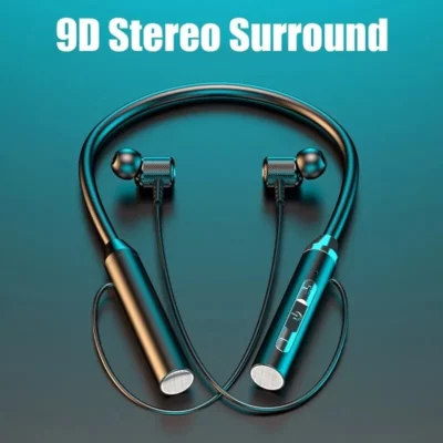 kf S3531cecfa54a46f19771aa8b754cf664v Bluetooth Earphones Wireless Headphones Magnetic Sport Neckband Neck hanging TWS Earbuds Wireless Blutooth Headset with Mic